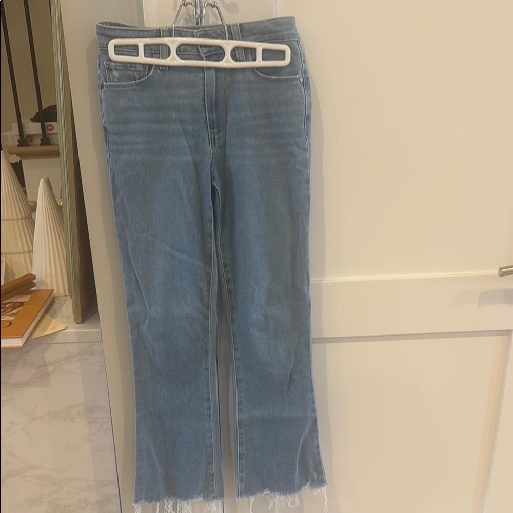 PAIGE Blue Straight Leg Jeans Classic Denim